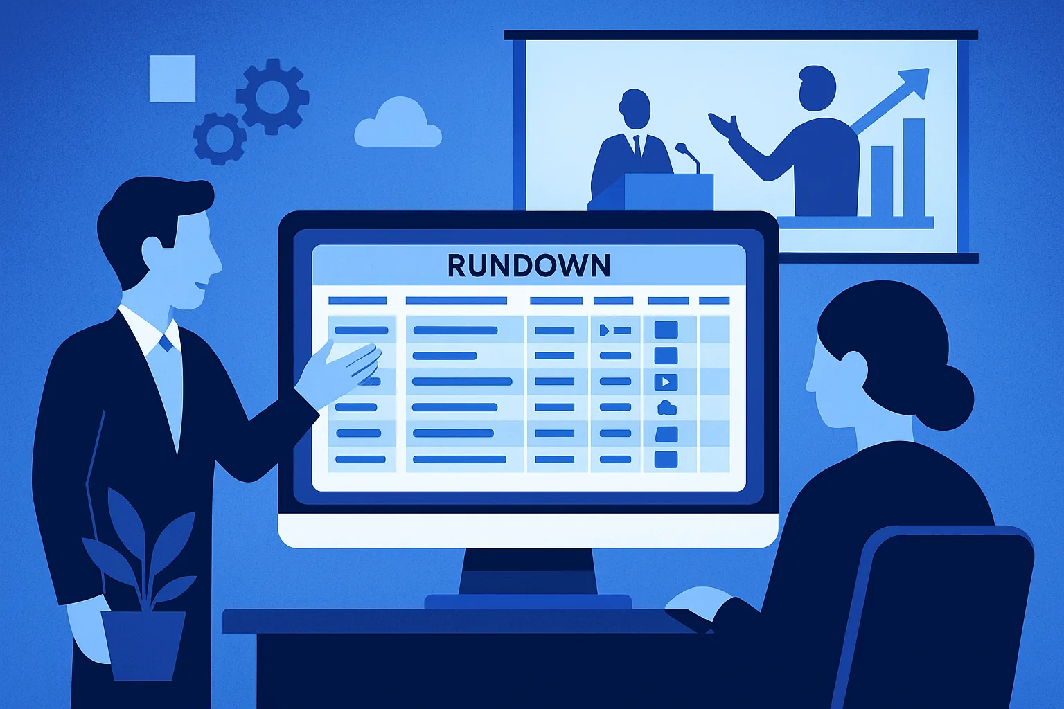 Corporate Presentation Rundown Template (Free Download)